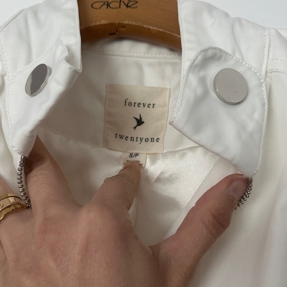 💫 Flash Sale💫White Moto Jacket - Picture 7 of 12